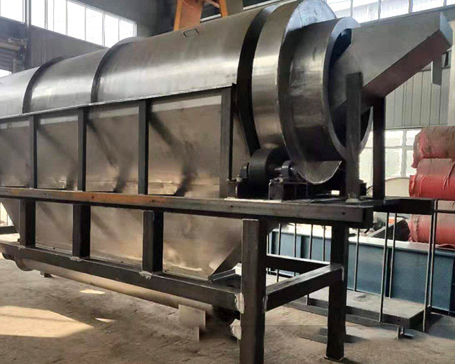 復(fù)合肥滾筒篩包含機架，滾筒篩和滾筒