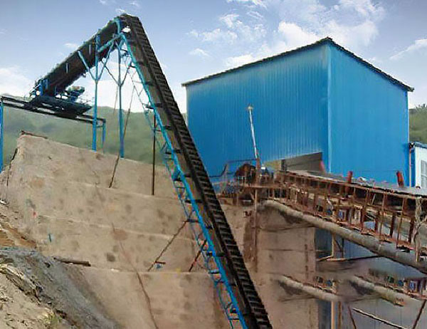 大傾角波狀擋邊帶式輸送機的結構、安裝和調整